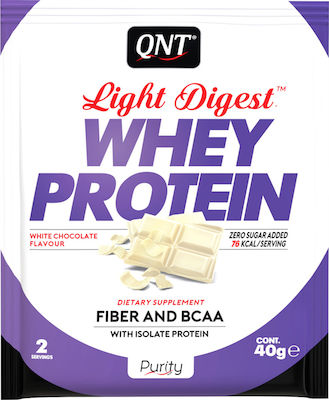 QNT Light Digest Whey Whey Protein Gluten Free with Flavor White Chocolate 40gr