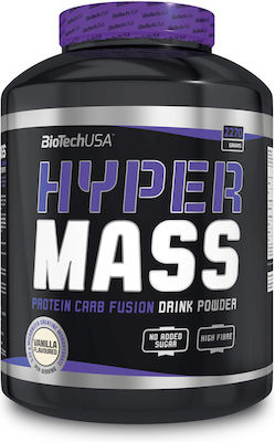 Biotech USA Hyper Mass Drink Powder With Carbohydrates & Creatine Gluten Free with Flavor Salted Caramel 2.27kg