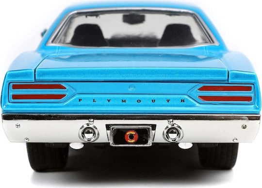 Jada Toys Looney Tunes Wile E. Coyote & 1970 Plymouth Road Runner Vehicle Replica Length 10cm Scale 1:24