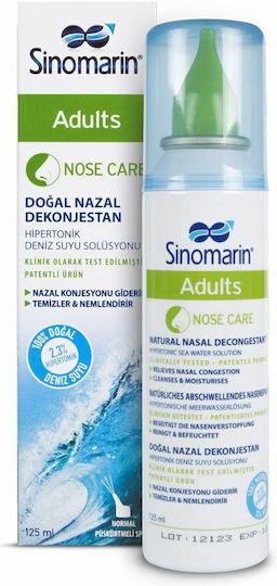 Sinomarin Adults Isotonic Nasal Spray with Sea Water 125ml