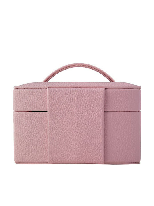 CX7218 Schmuckkästchen mit Spiegel Rosa 15.5x9.5x9.5cm
