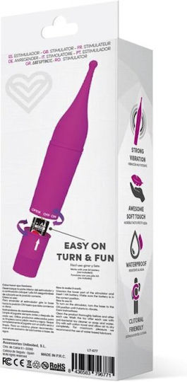 LateToBed Fun Vibes Drimy Easy Quick Stimulator Klitoris Vibrator 16cm Purple