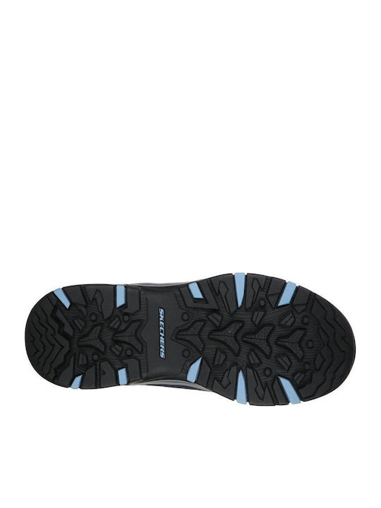 Skechers Γυναικεία Ορειβατικά Μποτάκια Αδιάβροχα Μπλε
