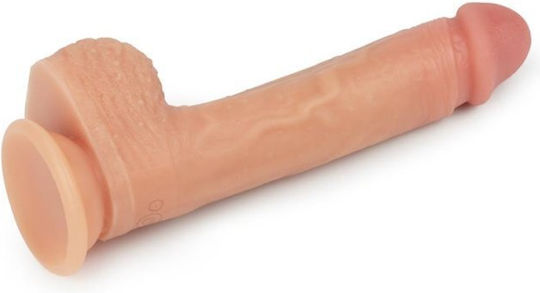Lovetoy Nature Cock Liam Realistic Vibrator Dual Layered Silicone Rotating Cock with Vibration 21.59cm Flesh
