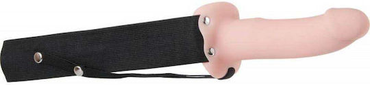 Adam & Eve Adam's Flexskin Hollow Gurtzeug mit Dildo 16cm in Hautfarbe