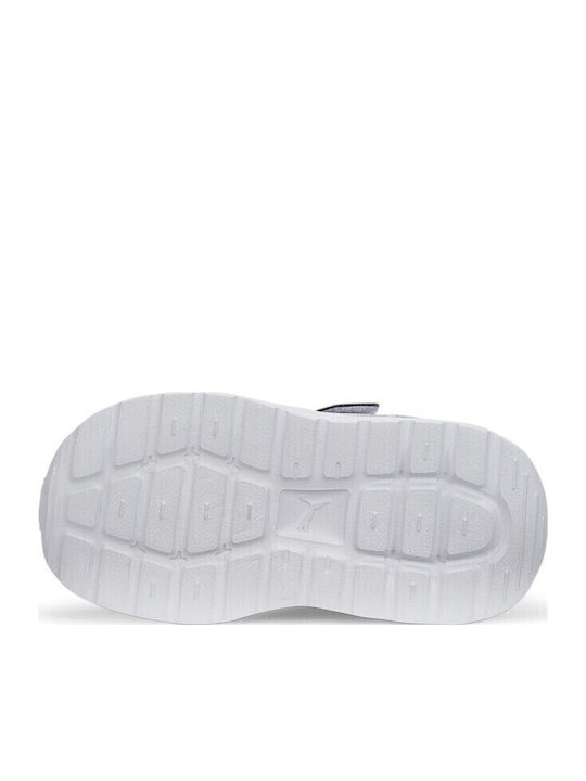 Anzarun Lite Kids Sports Shoes Running with Hoop & Loop Closure Purple