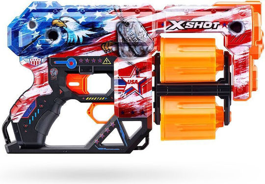 Zuru X-Shot Skins Dread Toy Guns Foam Dart Guns (Various Designs) 1pc