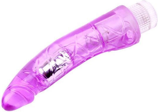 Chisa Novelties Crystal Jelly Glitters Realistisch Vibrator Herr Richtig 22cm Purple