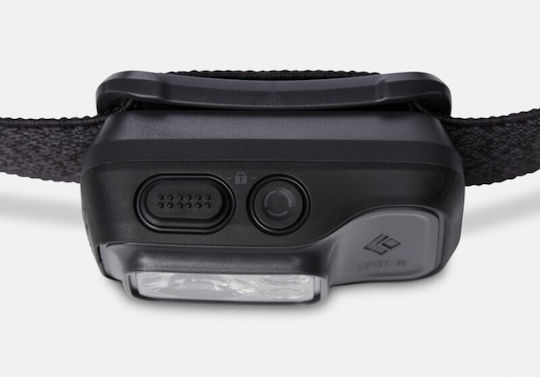 Black Diamond Επαναφορτιζόμενος Φακός Κεφαλής LED IP67 με Μέγιστη Φωτεινότητα 400lm Spot 400-r Graphite