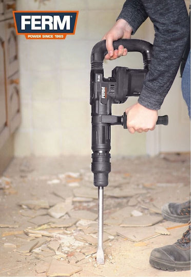 Ferm HDP1040P Impact Demolition Hammer Electric 1200W with Chuck SDS Max HDP1040P