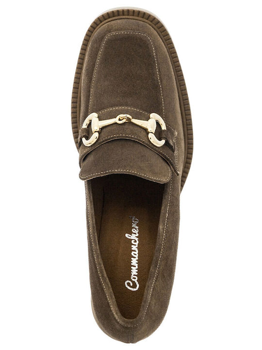 Suede Γόβες Μπεζ
