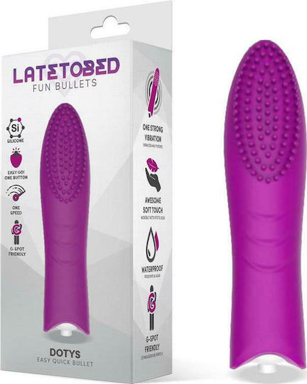 LateToBed Fun Bullets Doty Mini Δονητής Bullet 12cm Purple