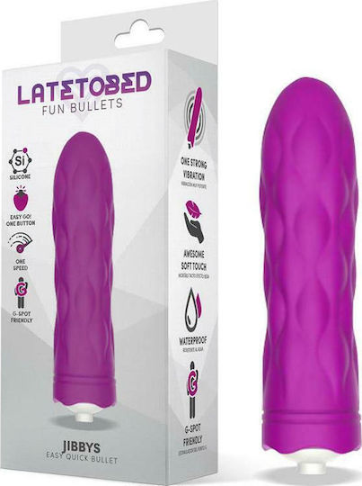 LateToBed Fun Bullets Jibbys Mini Δονητής Bullet 10.5cm Purple