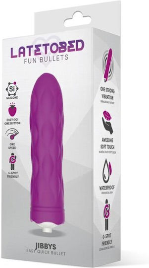 LateToBed Fun Bullets Jibbys Mini Δονητής Bullet 10.5cm Purple
