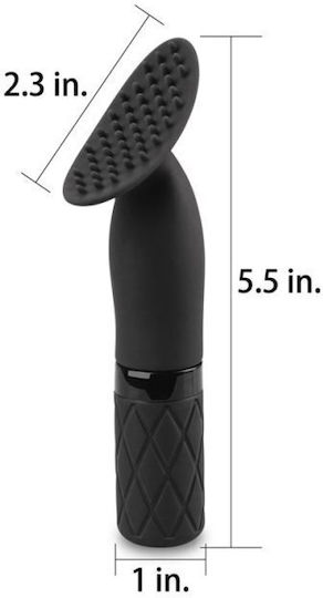 Lovetoy O-Sensual Clit Jiggle Κλειτοριδικός Δονητής USB Rechargeable 14cm Black