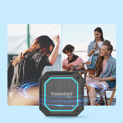 Tronsmart Groove 2 795824 Rezistent la apă Difuzor Bluetooth 10W cu Durată de Funcționare a Bateriei până la 18 ore Negru