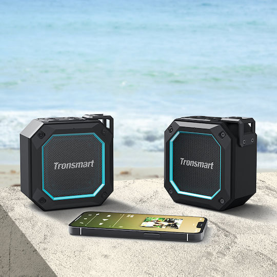 Tronsmart Groove 2 Αδιάβροχο Ηχείο Bluetooth 10W με Διάρκεια Μπαταρίας έως 18 ώρες Μαύρο