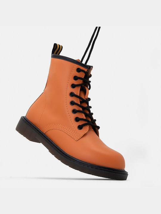 Bozikis Damen Knöchelstiefel Orange