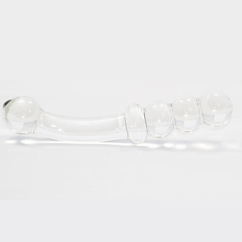 CyprusLoveShop Glass Dildo Glass Dildo Transparent 20cm