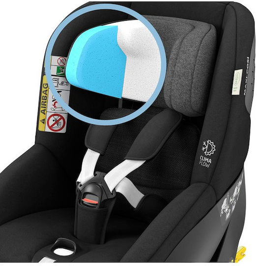 Maxi-Cosi Mica Pro Eco Детско Столче за Кола i-Размер с Isofix Автентично черно 0-18 кг