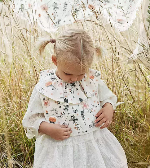 Elodie Details Meadow Blossom Lätzchen Stoff mit Bügelverschluss und Schlaufe & Tasche Mehrfarbig für 3 m+