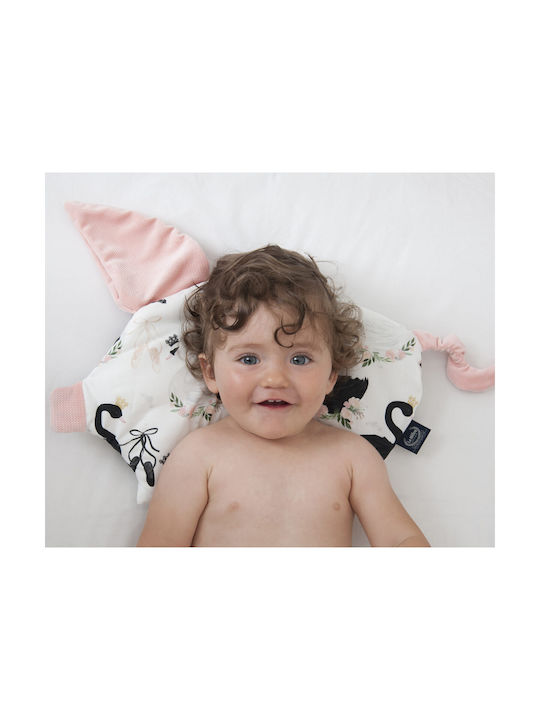 La Millou Βρεφικό Μαξιλάρι Μείωσης Χώρου Sleepy Pig Velvet Λευκό 35x40εκ.