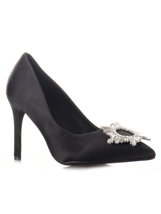 Famous Shoes Pointed Toe Stiletto Black High Heels