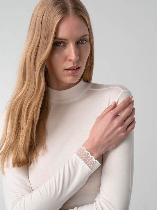 Women's Long Sleeve T-Shirt Beige