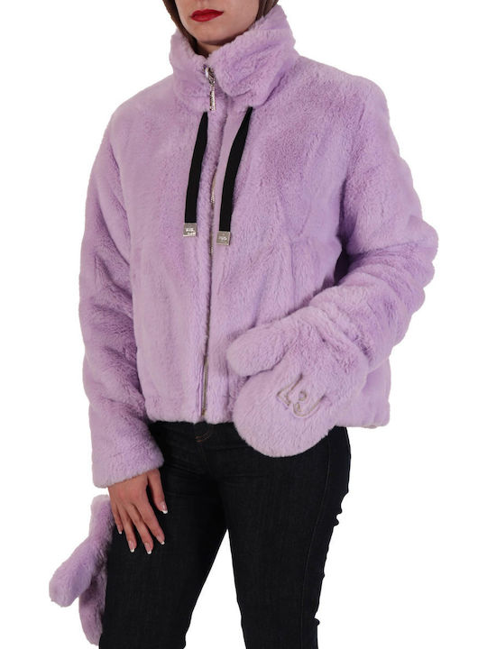 Scurtă Blană de damă Lila