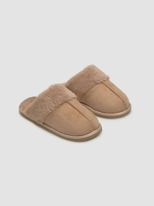 Ysabel Mora Women's Slipper In Beige Colour