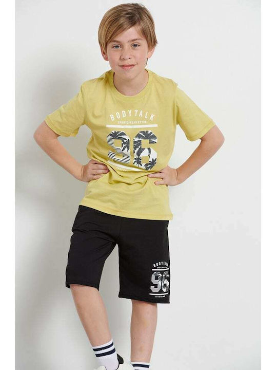 Kids' Set with Shorts Summer 2pcs Green Ginger