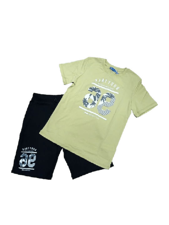 Kids' Set with Shorts Summer 2pcs Green Ginger