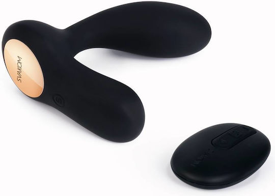 Svakom Vick Remote Controlled Prostate Vibrator Πρωκτικός Δονητής με Δυνατότητα Ασύρματης Λειτουργίας Black