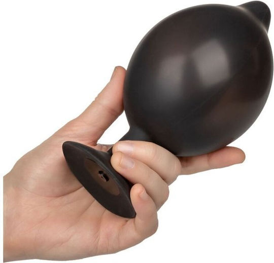 Calexotics XL Silicone Inflatable Plug Anal Plug XLarge Black 16cm