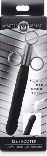 Master Series Shooter Silicone Dildo Lube Launcher Πρωκτικό Ντους XLarge Μαύρο