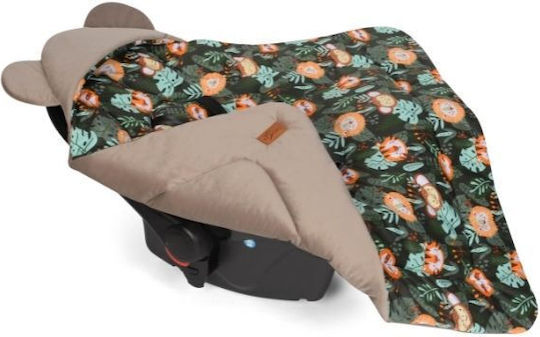Tesoro (Baby) Bettdecke Kinderwagen Beige Lion