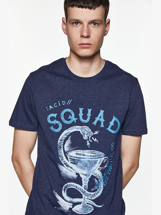 Celio T-shirt Geprint - NAVY