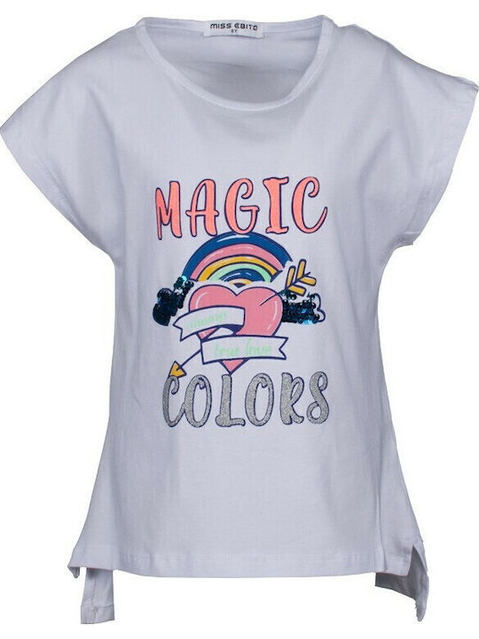 Kids' Set with Leggings Summer 2pcs Ecru