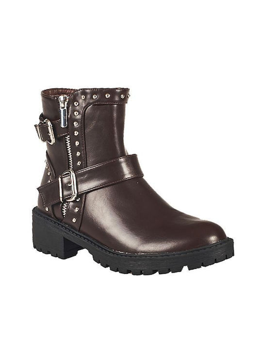 Elenross Women's Ankle Boots Brown