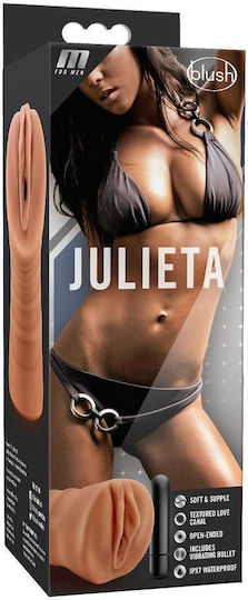 Blush M for Men Julieta Vibrating Masturbator Masturbator BL-73517 1buc