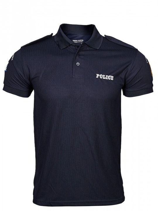 GreekForces - Quick Dry Police Polo - Blue