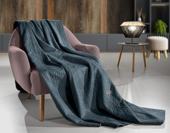 Guy Laroche Avon Ριχτάρι Διθέσιου Καναπέ Βελουτέ 170x250εκ. Emerald με Μαξιλαροθήκη 1133086222025
