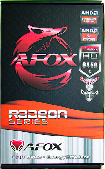 Afox Radeon HD 6450 2GB GDDR3 V2 Κάρτα Γραφικών