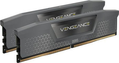 Corsair Vengeance 32GB DDR5 RAM με 2 Modules (2x16GB) και Ταχύτητα 6000 για Desktop