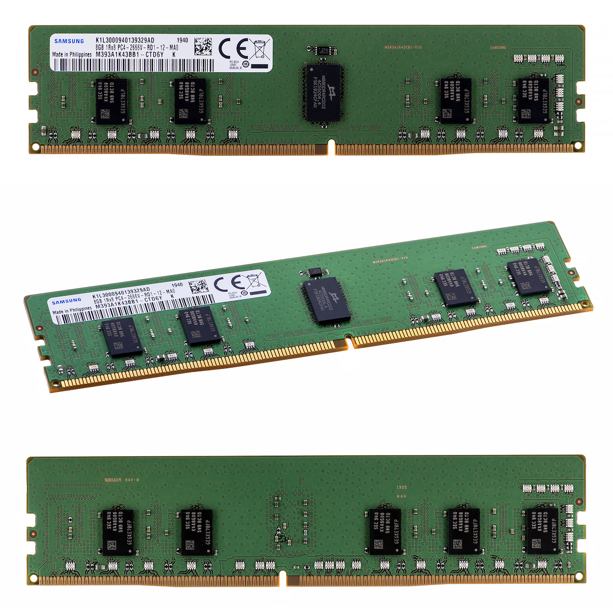 Samsung 8GB DDR4 RAM με Ταχύτητα 2666 για Server (M393A1K43BB1-CTD ...