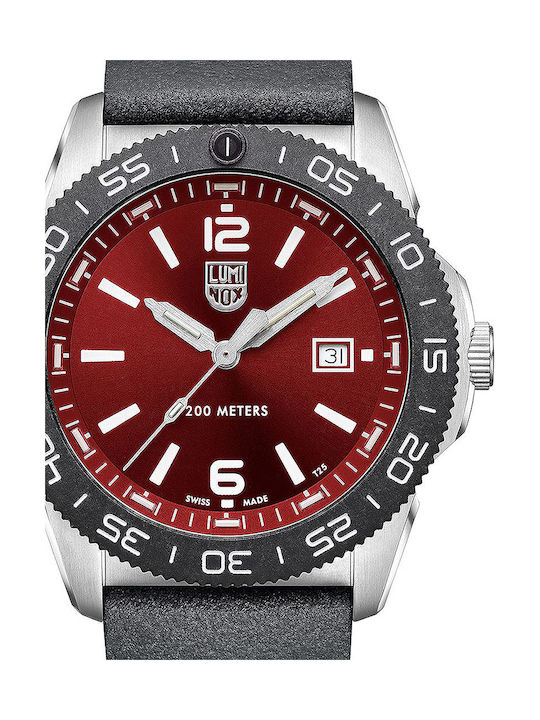 Luminox Pacific Diver Ρολόι Μπαταρίας με Καουτσούκ Λουράκι σε Μαύρο χρώμα