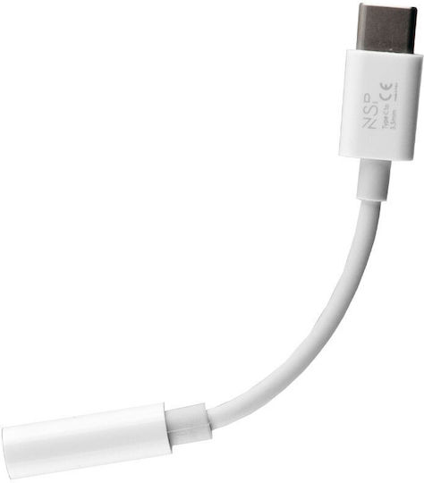 Volte-Tel USB-C Male to 3.5mm Female Converter White 1 Piece