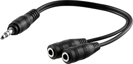 Volte-Tel 8321979 Konverter 3.5mm männlich auf 3.5mm 2x weiblich