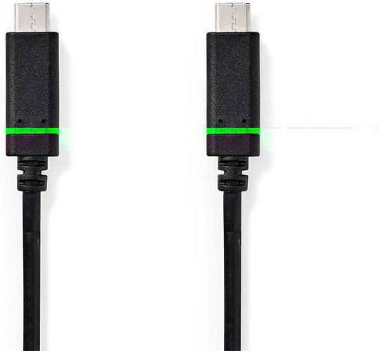 Nedis USB 3.2 Cable USB-C Male - USB-C 60W Black 2m