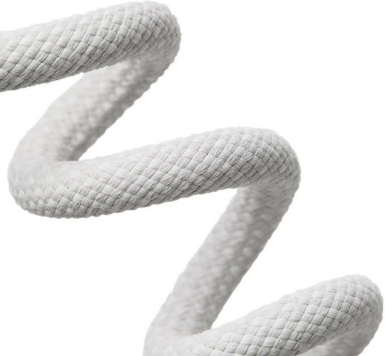 Baseus Dynamic Braided USB 2.0 Cable USB-C Male USB-A 100W PD White 1m CALD000602
